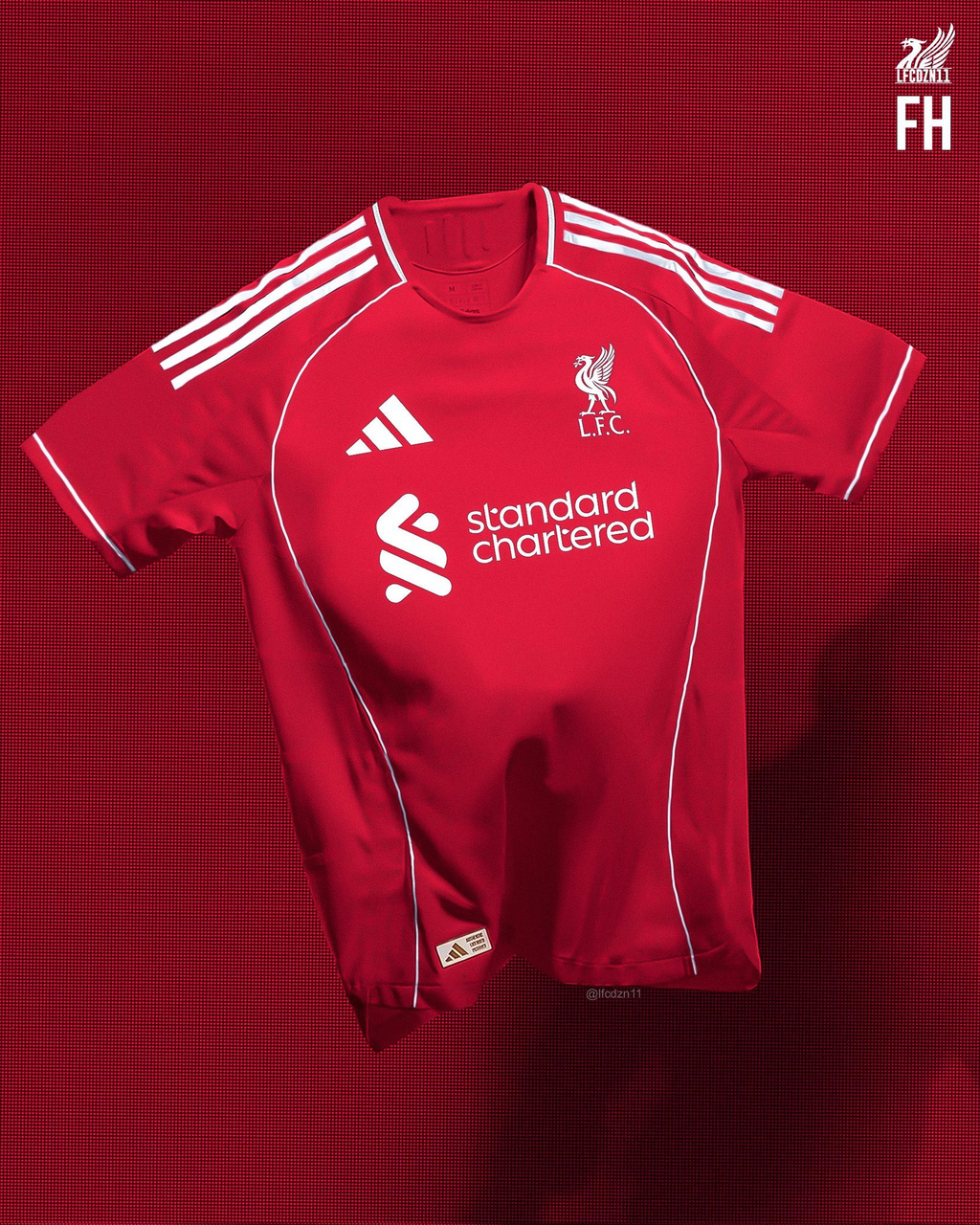 Liverpool Home Jersey 2025-26 Fan Version