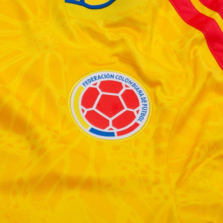 Colombia Home FIFA WC Jersey 2026 featuring vibrant yellow color and team crest design