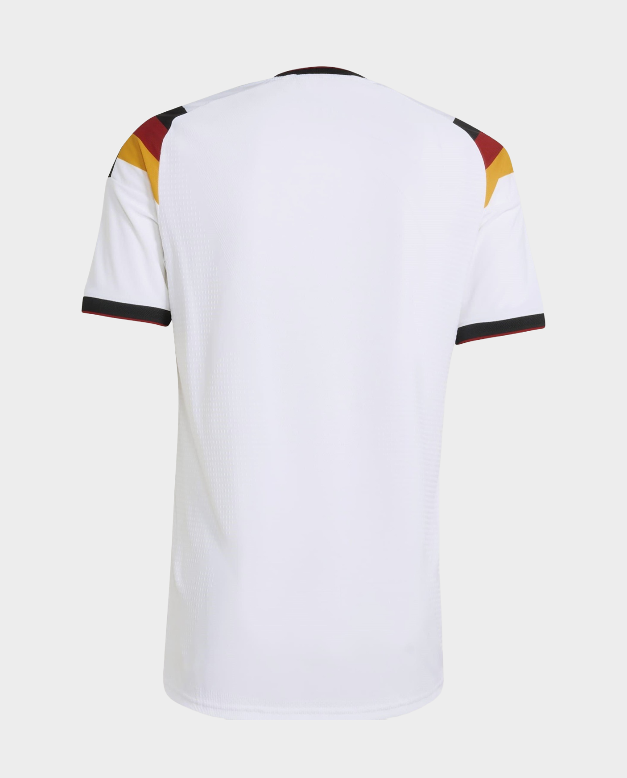 Germany home jersey 2025-26 player version in white with black and red accents on sleeves