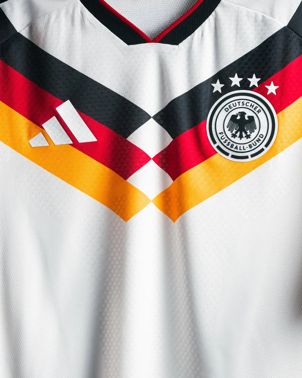 Germany home jersey 2025-26 player version featuring the iconic black, red, and yellow design