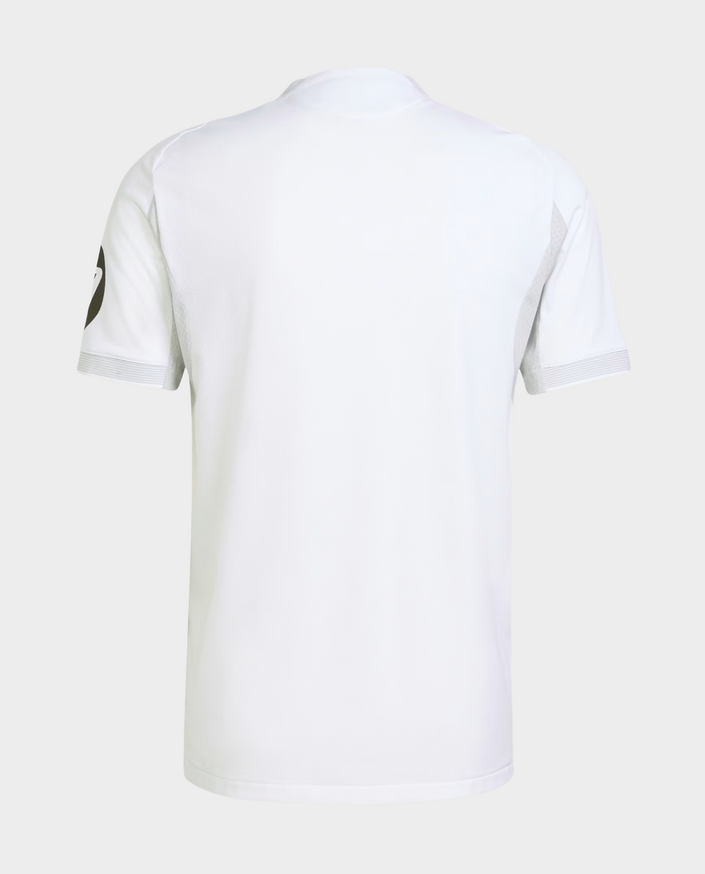 Back view of Hoop Store Real Madrid 2025 home jersey plain white short sleeve football shirt