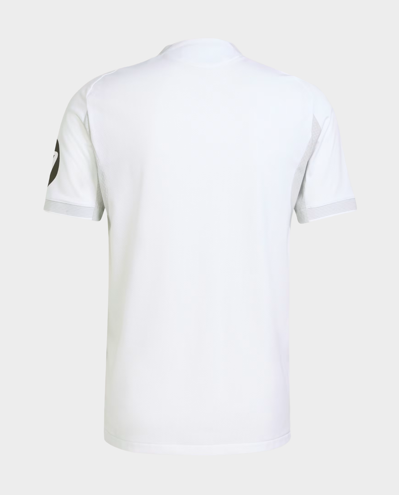 Back view of Hoop Store Real Madrid 2025 home jersey plain white short sleeve football shirt