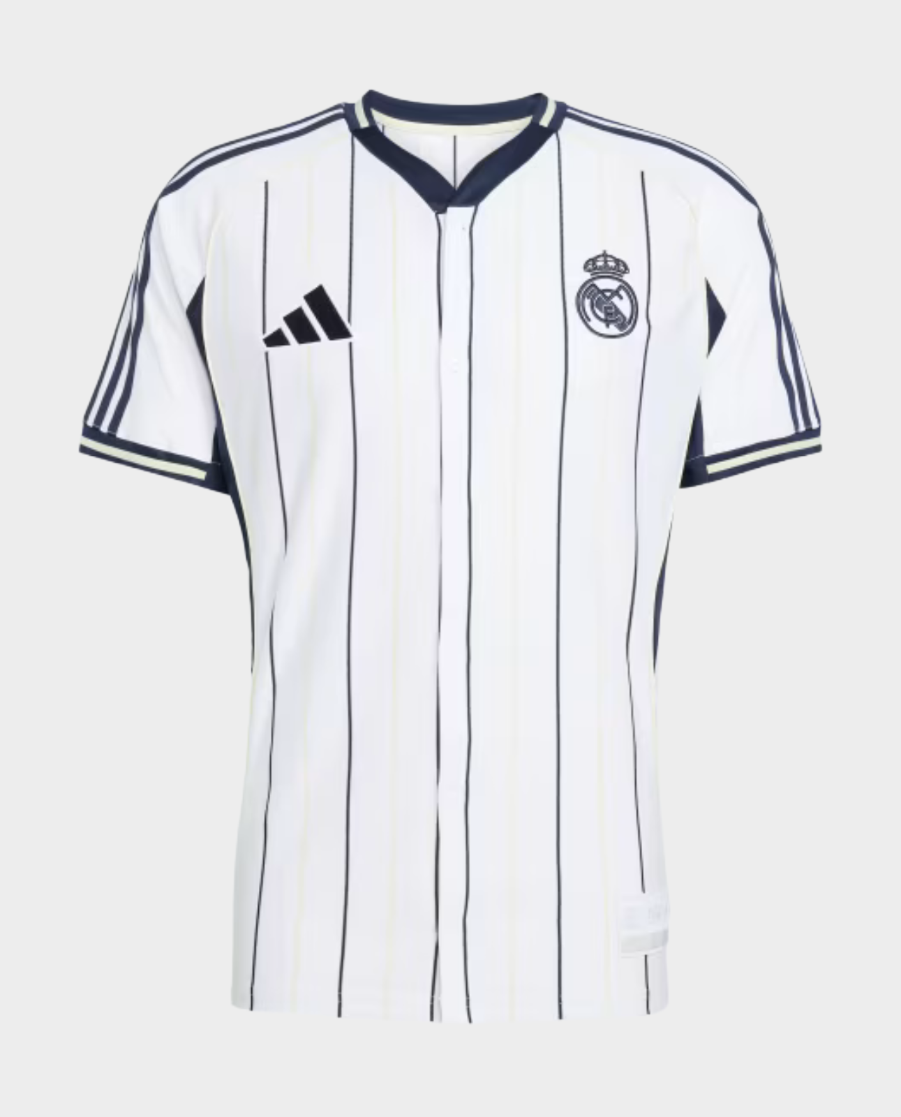 Hoop Store Real Madrid special edition jersey 2025-26 white pinstripe short sleeve football shirt