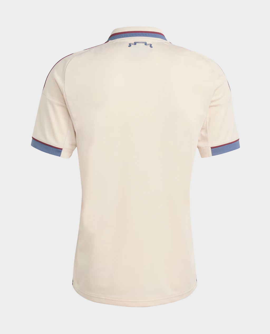 Ajax Third Jersey 2025-26 in cream color with contrasting collar and sleeve details from Hoop Store