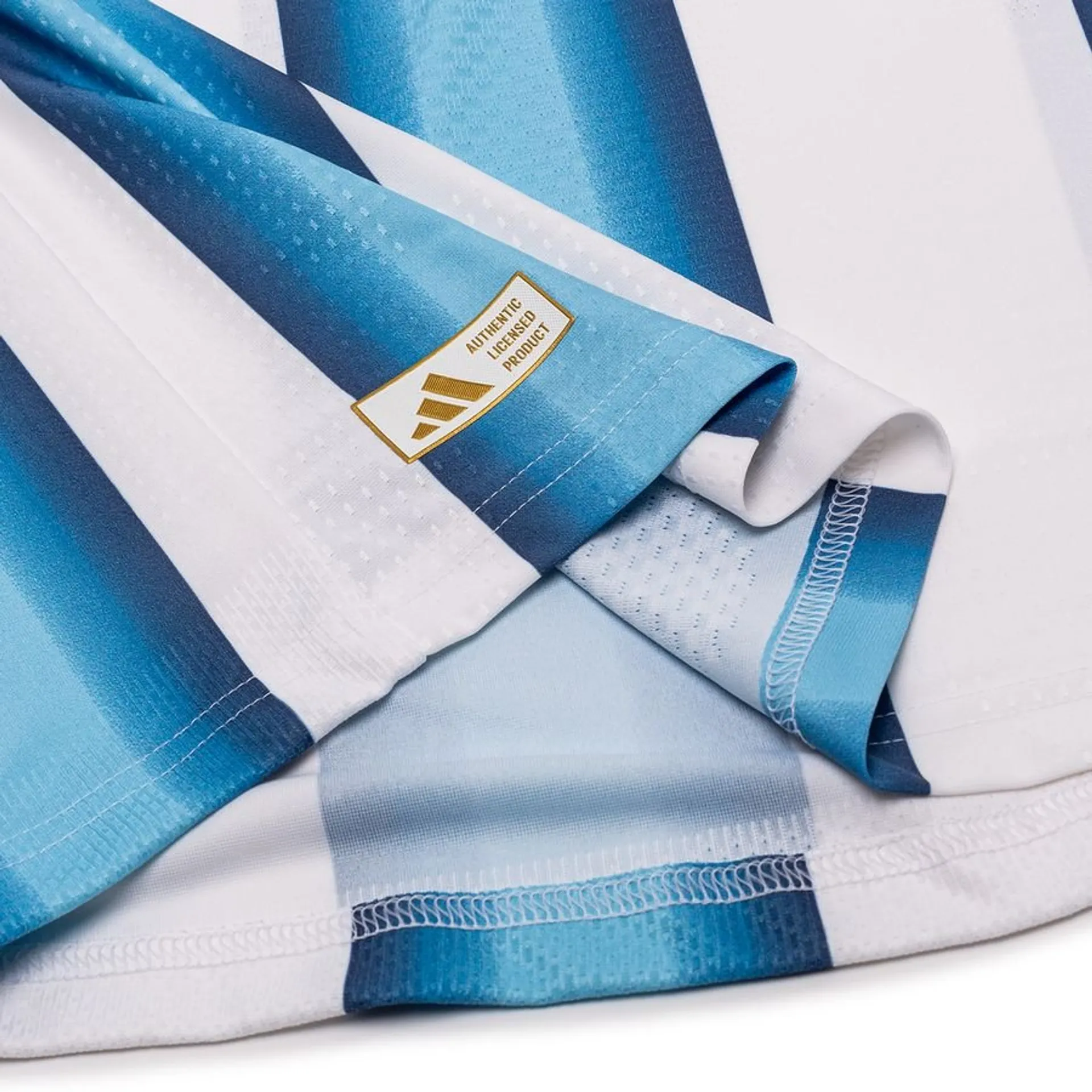 Argentina Home Full Sleeves FIFA WC Jersey featuring a stylish blue and white design
