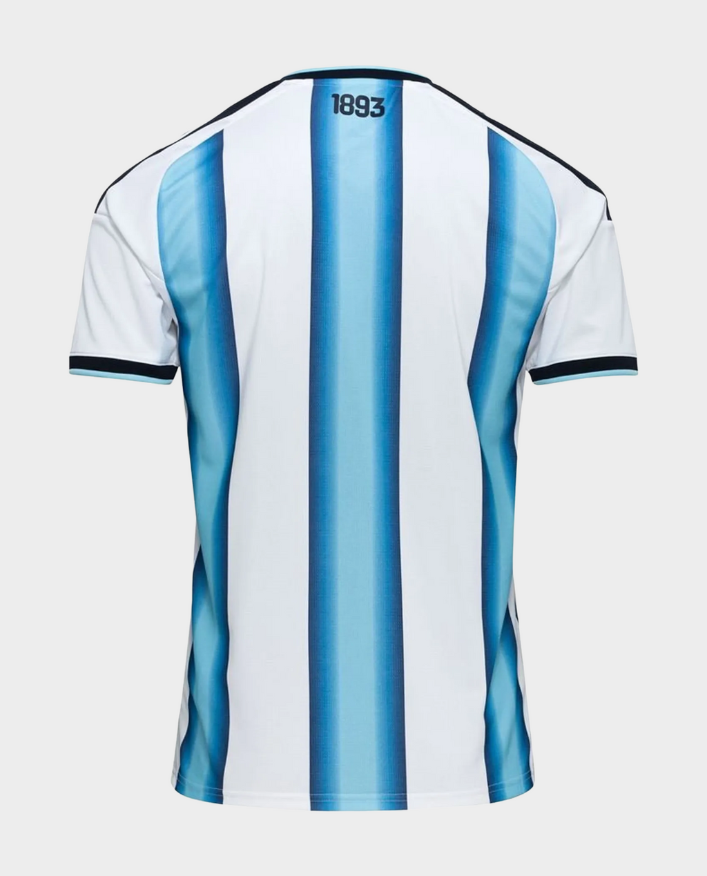 Argentina home jersey 2025 26 featuring bold blue stripes and modern design from Hoop Store