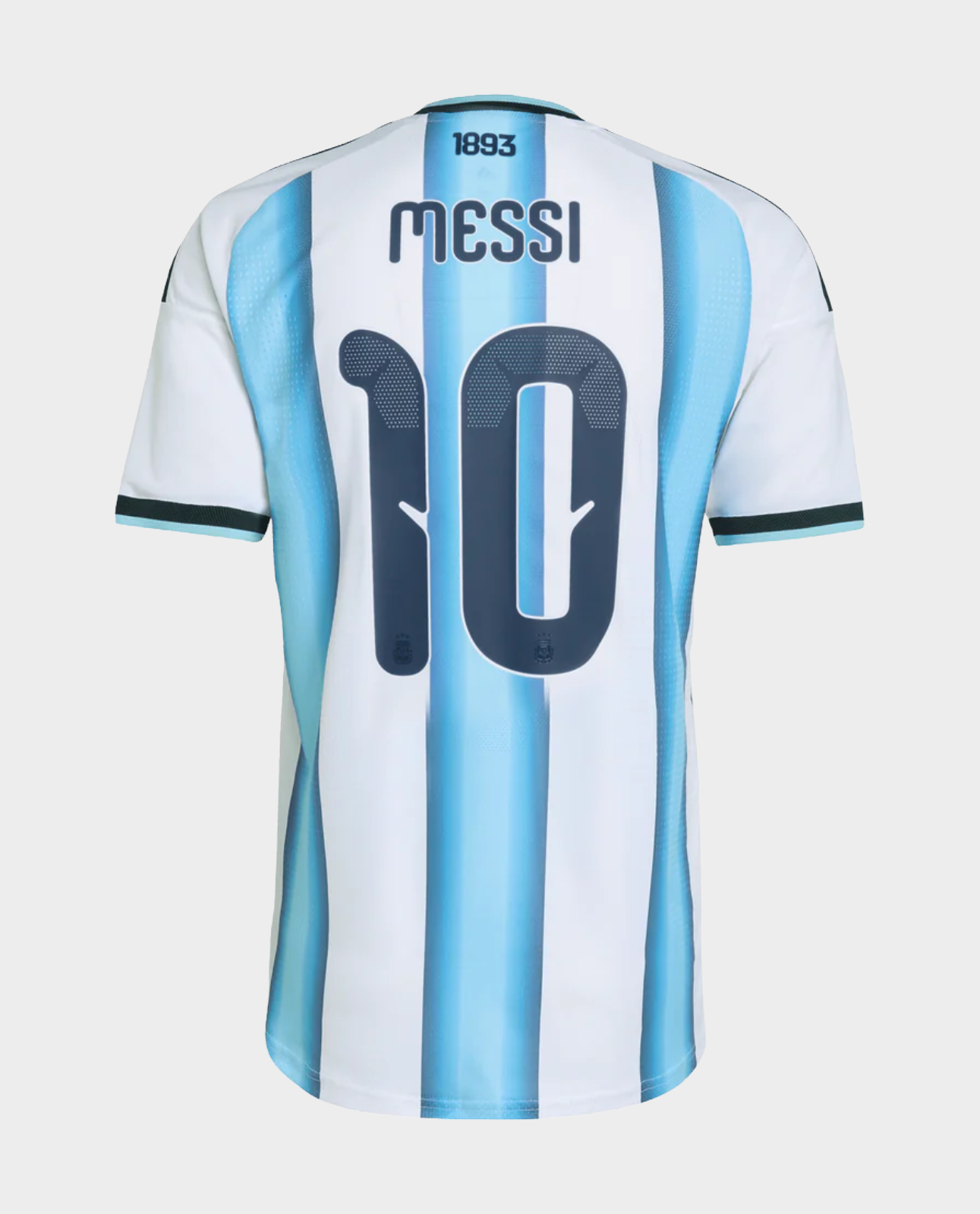 Argentina Messi 2026 FIFA World Cup jersey with blue and white stripes featuring the number 10