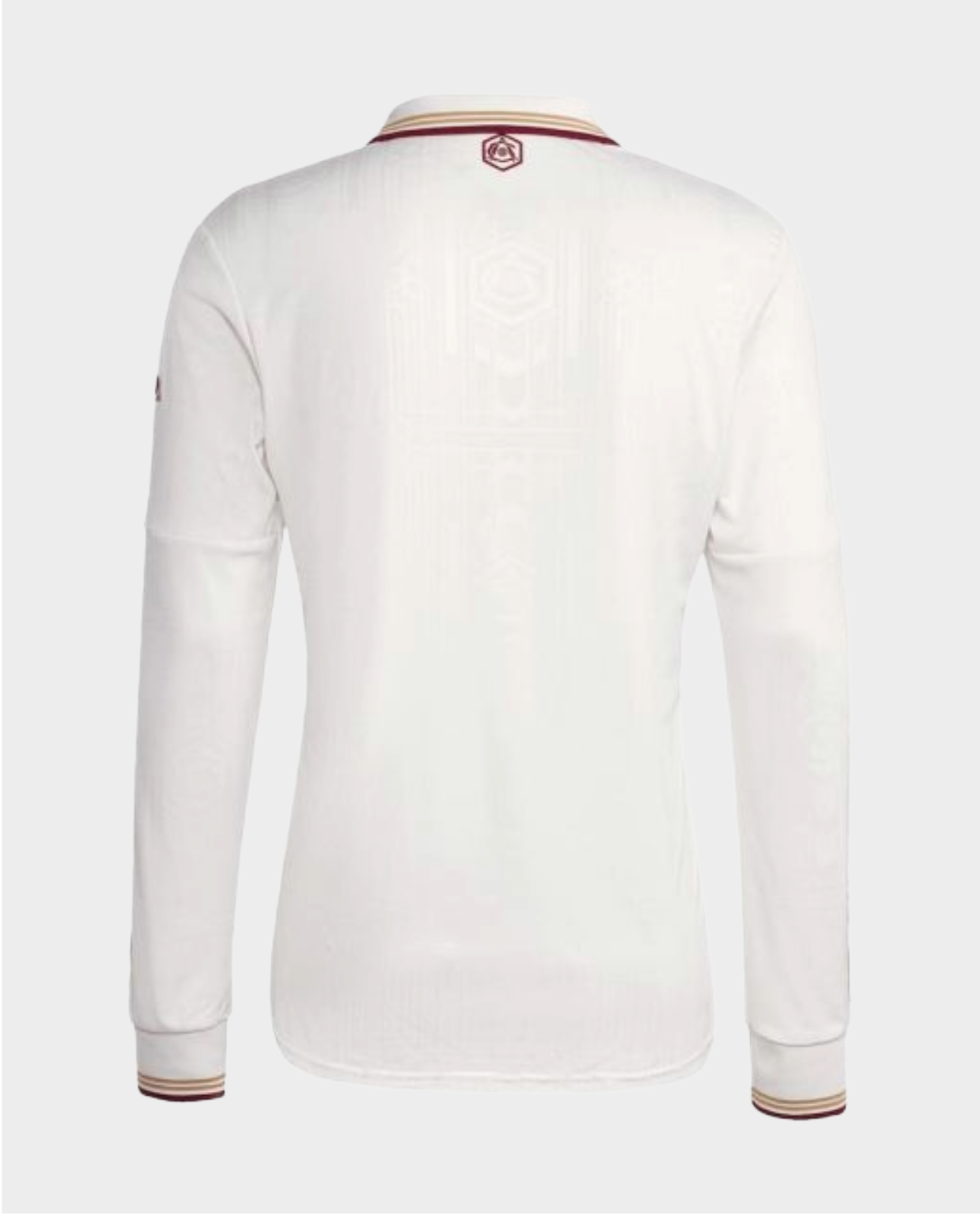 Back view of the Arsenal third jersey 2025-26 player version in white with stylish detailing