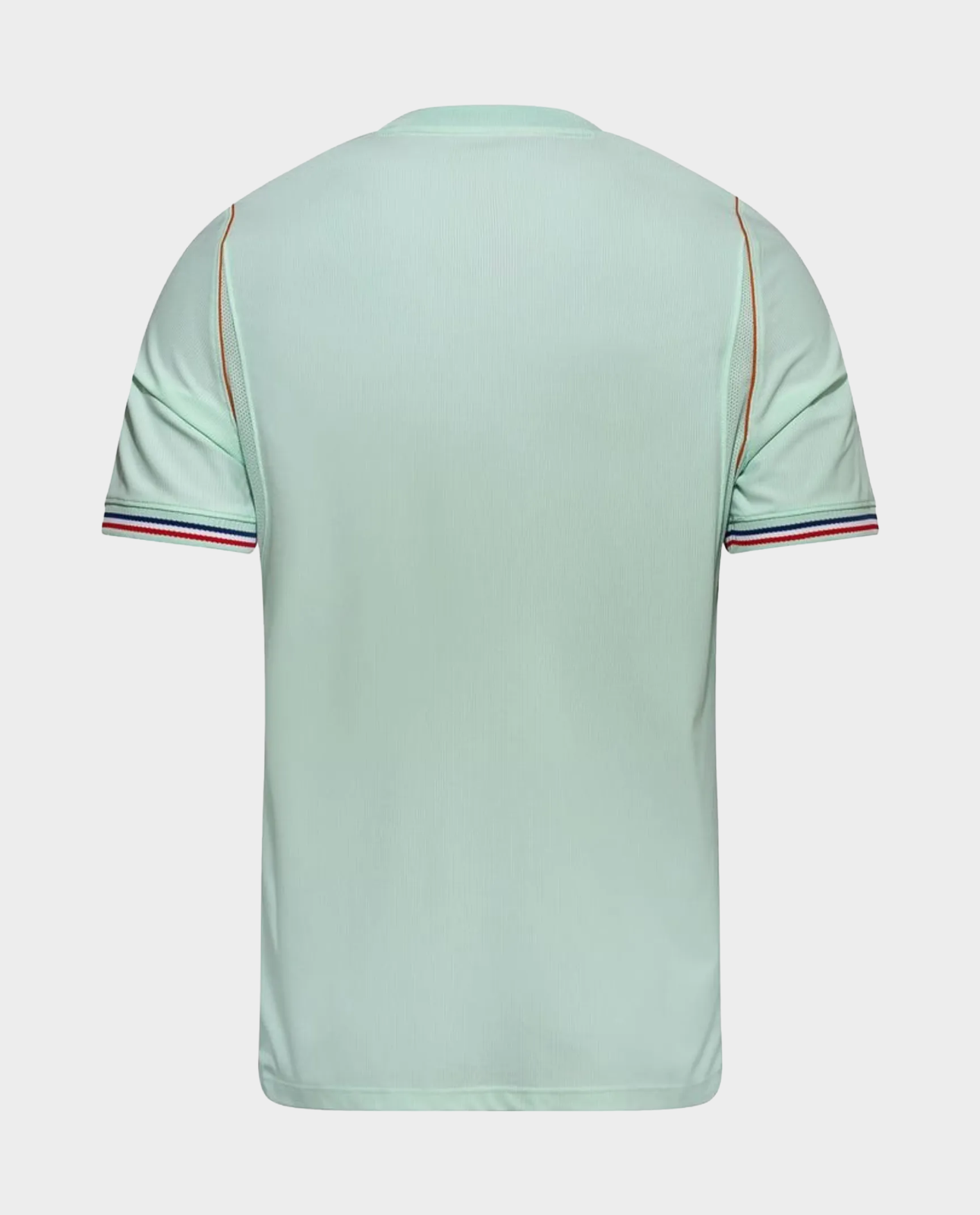 Back view of the France Away FIFA World Cup Jersey 2026 in mint color with stylish detailing