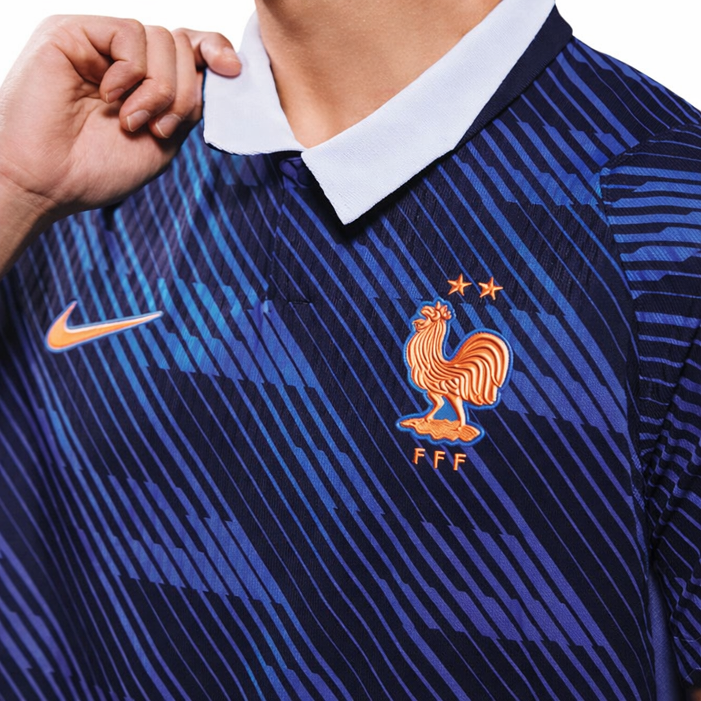 France Home FIFA World Cup Jersey 2026 Player Version featuring the iconic rooster emblem and stylish design