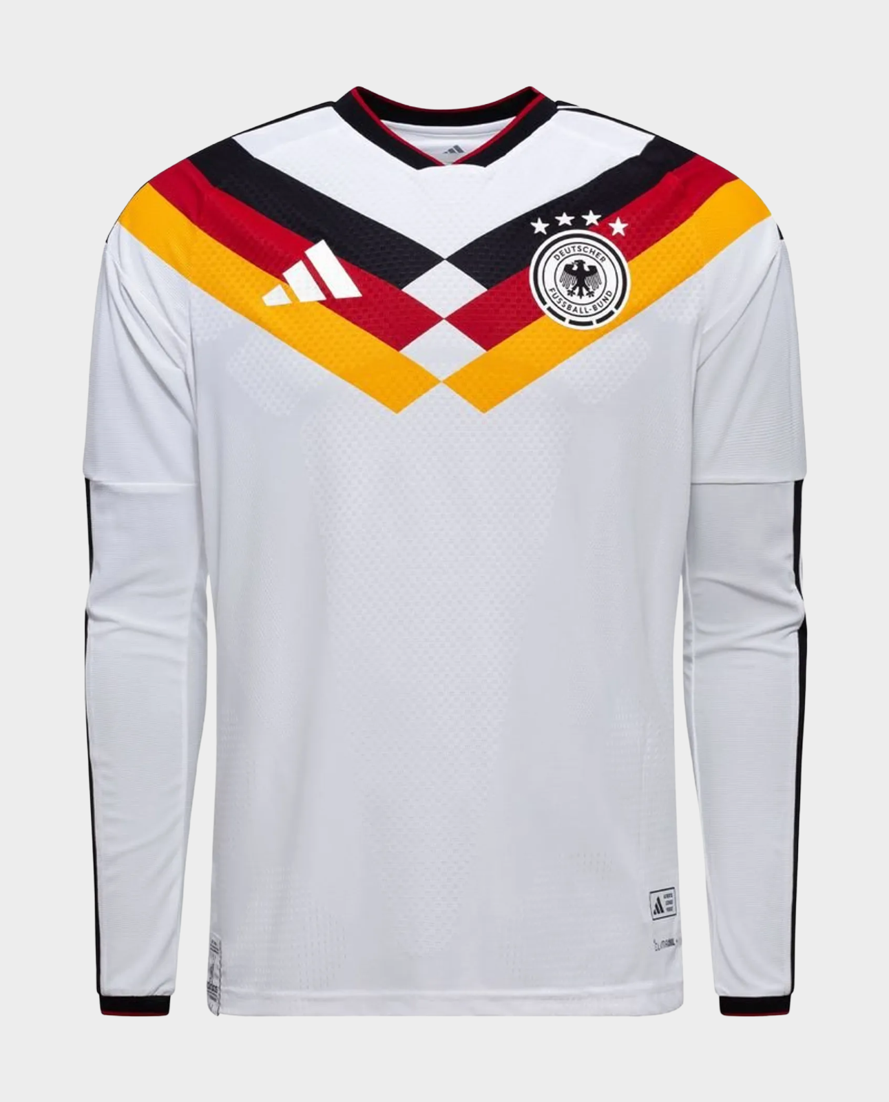 Germany Home Full Sleeves FIFA WC Jersey featuring classic colors and emblem for soccer fans