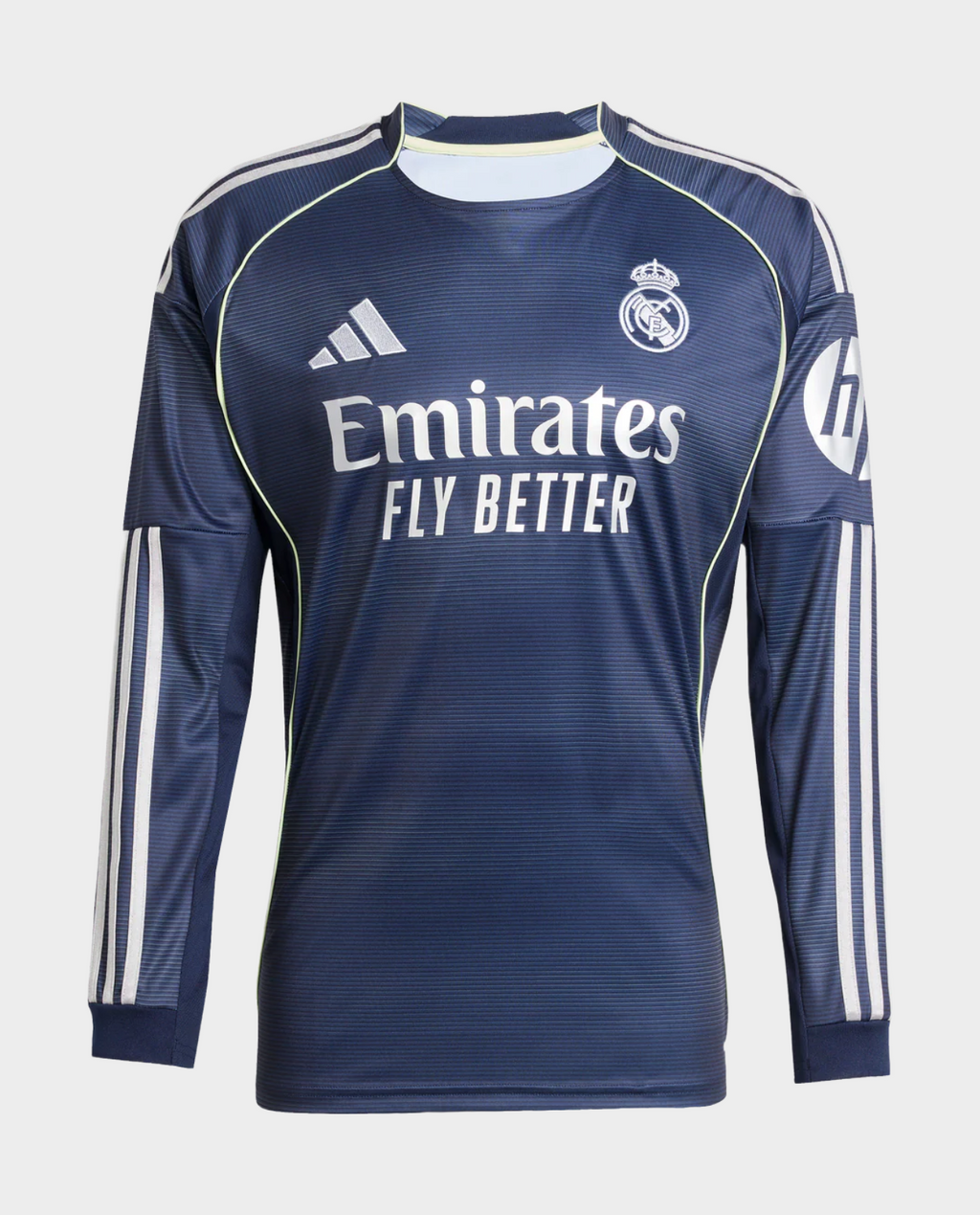 Real Madrid Away Full Sleeves Jersey 2025-26 Fan Version