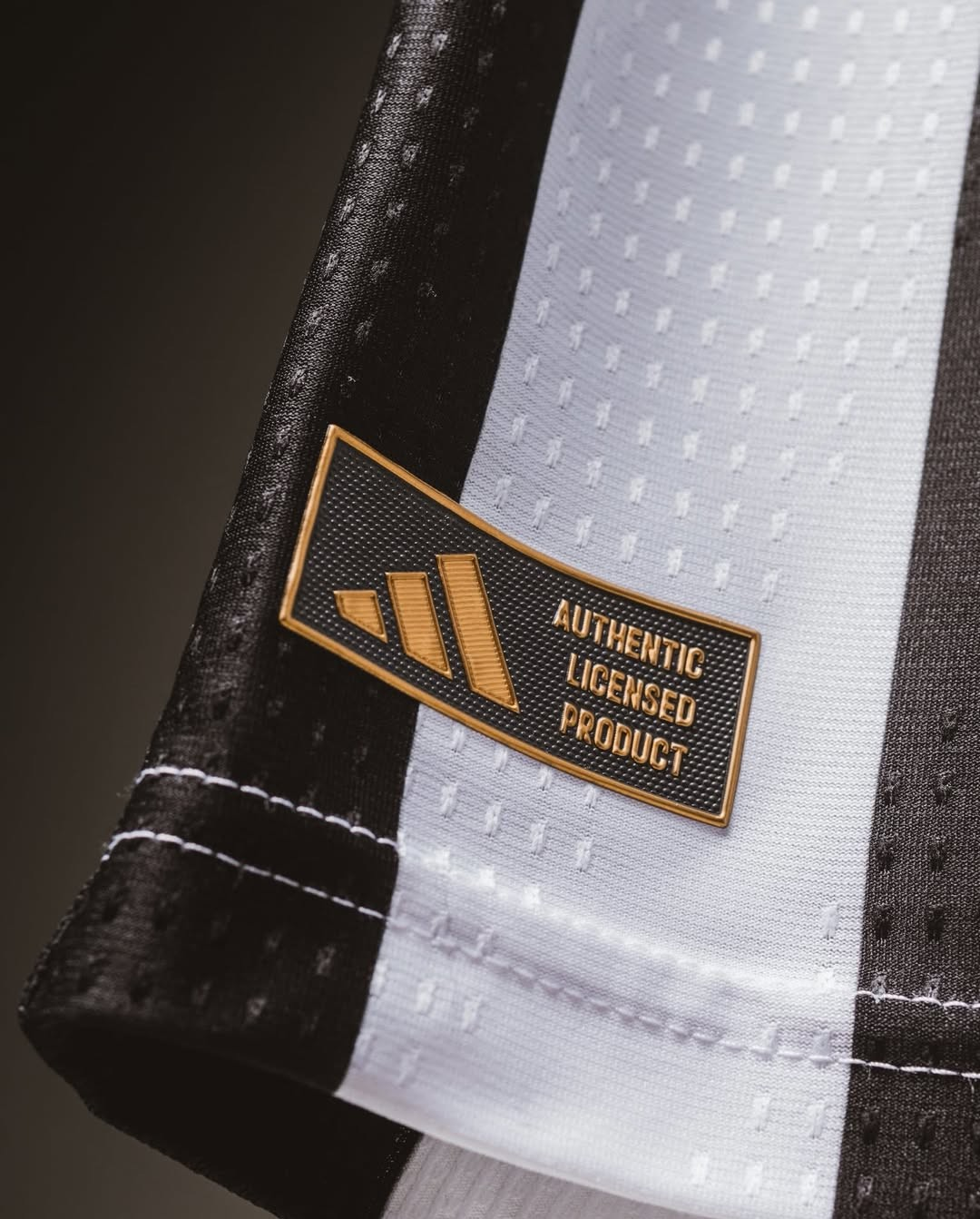 Authentic tag on Juventus Home Jersey 2026-27 showing licensed product details