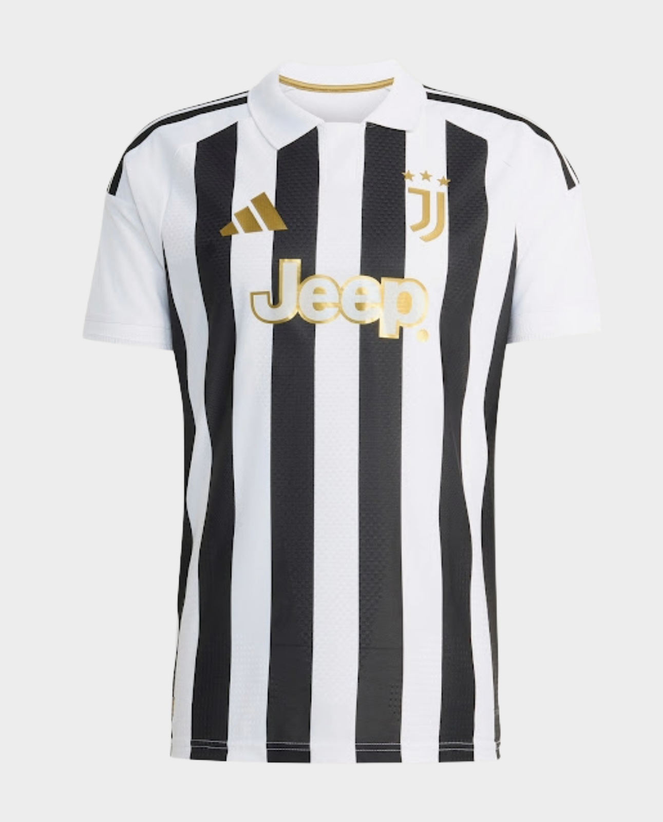 Hoop Store Juventus Home Jersey 2026-27 featuring classic black and white stripes with Jeep logo