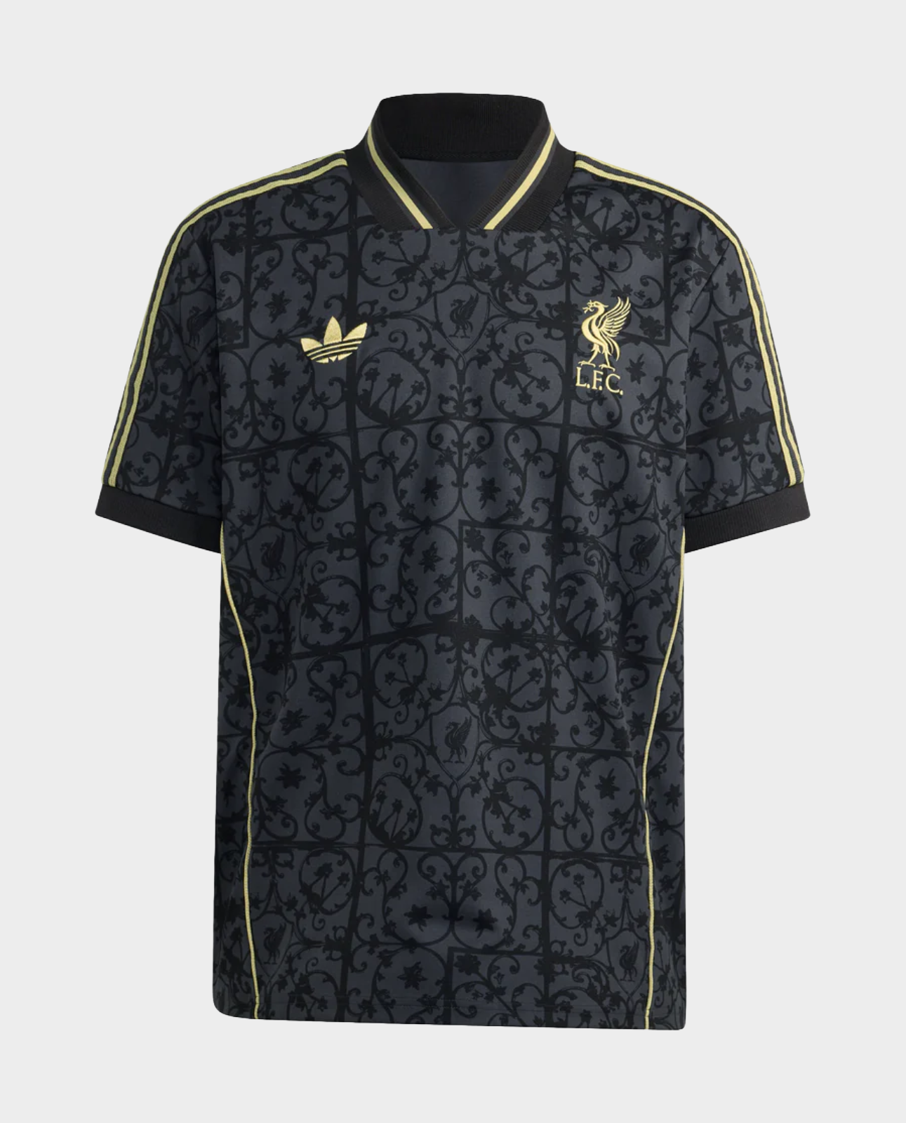 Liverpool LFSTLR Special Edition Jersey in black with gold accents and club crest