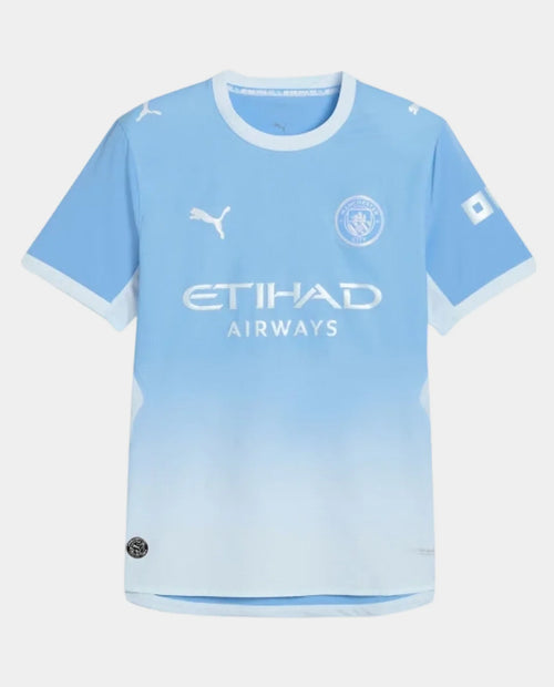 Manchester City Home Jersey 2026-27 Fan Version in Sky Blue with Etihad Airways Logo