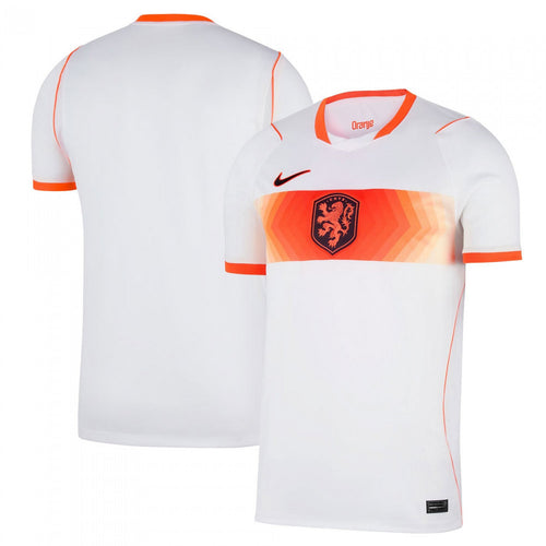 Hoop Store Netherlands Away FIFA World Cup Jersey 2026 in white with orange accents and crest