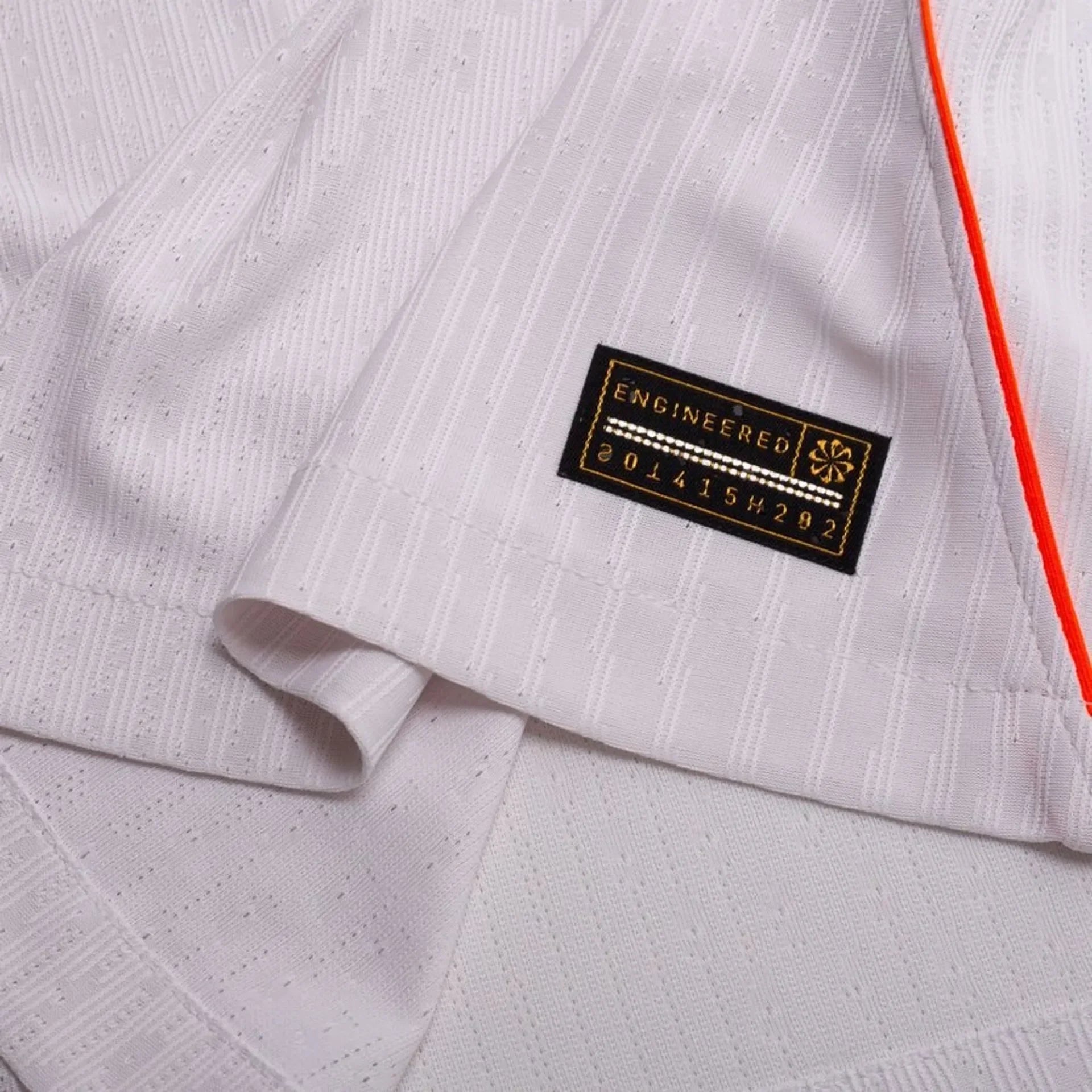 Close-up of the Netherlands Away FIFA World Cup Jersey 2026 detailing and fabric texture