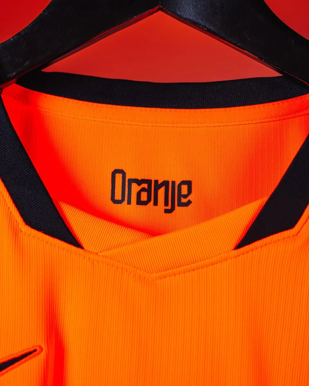 Netherlands Home FIFA World Cup Jersey 2026 featuring vibrant orange color and unique collar design