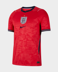 Red England Away FIFA World Cup Jersey 2026 with bold emblem and modern design by Hoop Store