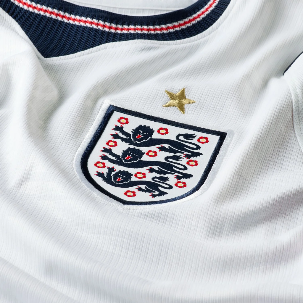 Hoop Store England Home FIFA World Cup Jersey 2026 featuring embroidered badge and classic design