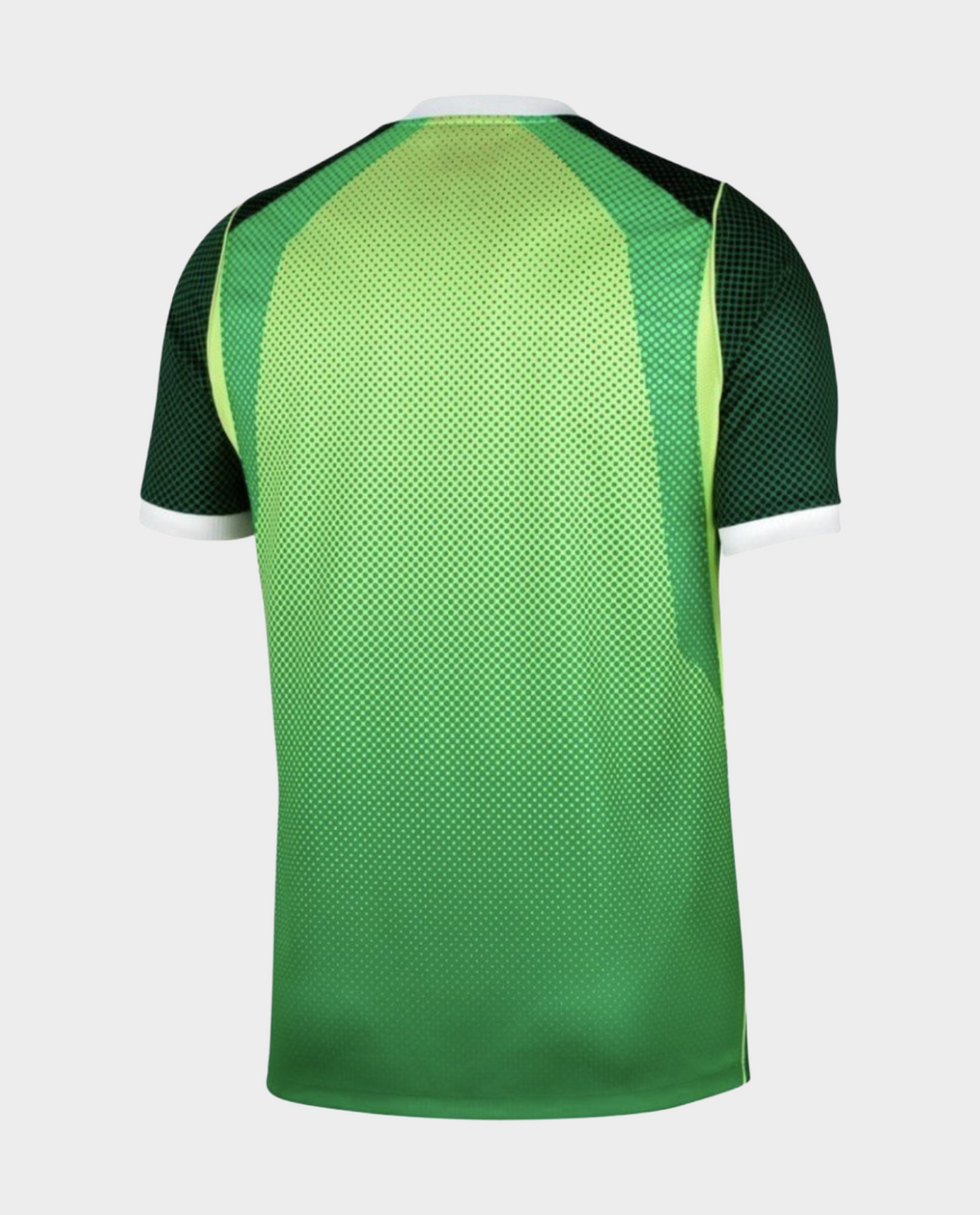 Back view of Nigeria Home Jersey 2026-27 featuring breathable mesh design and vibrant green colors