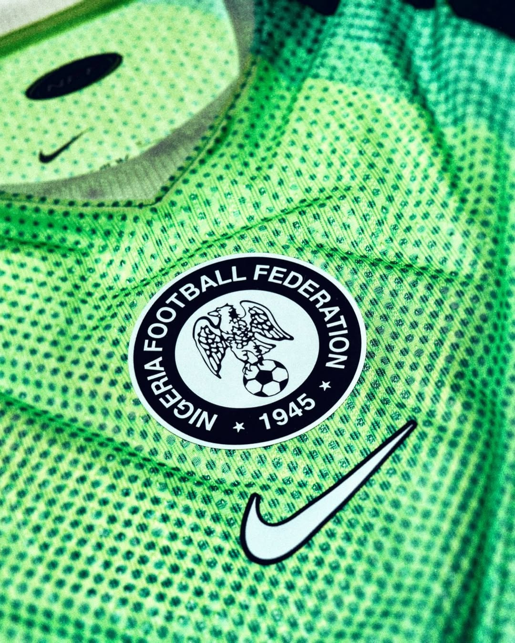 Nigeria Home Jersey 2026-27 featuring the Nigeria Football Federation emblem and Nike logo