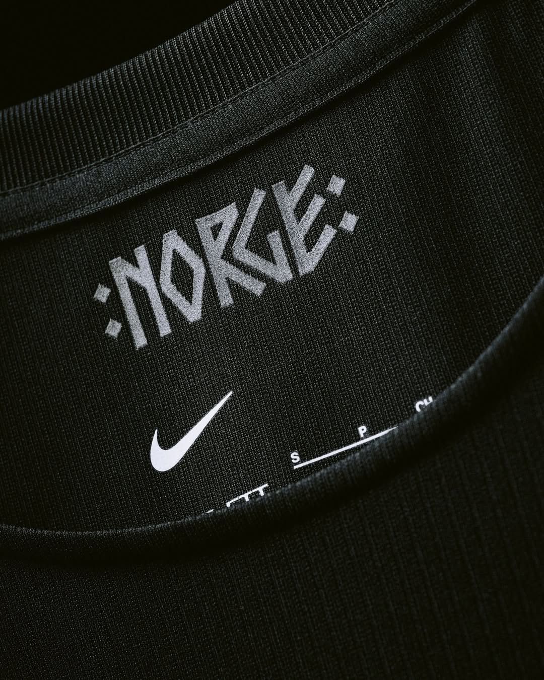 Norway Away FIFA World Cup Jersey 2026 featuring sleek black design and Nike logo details