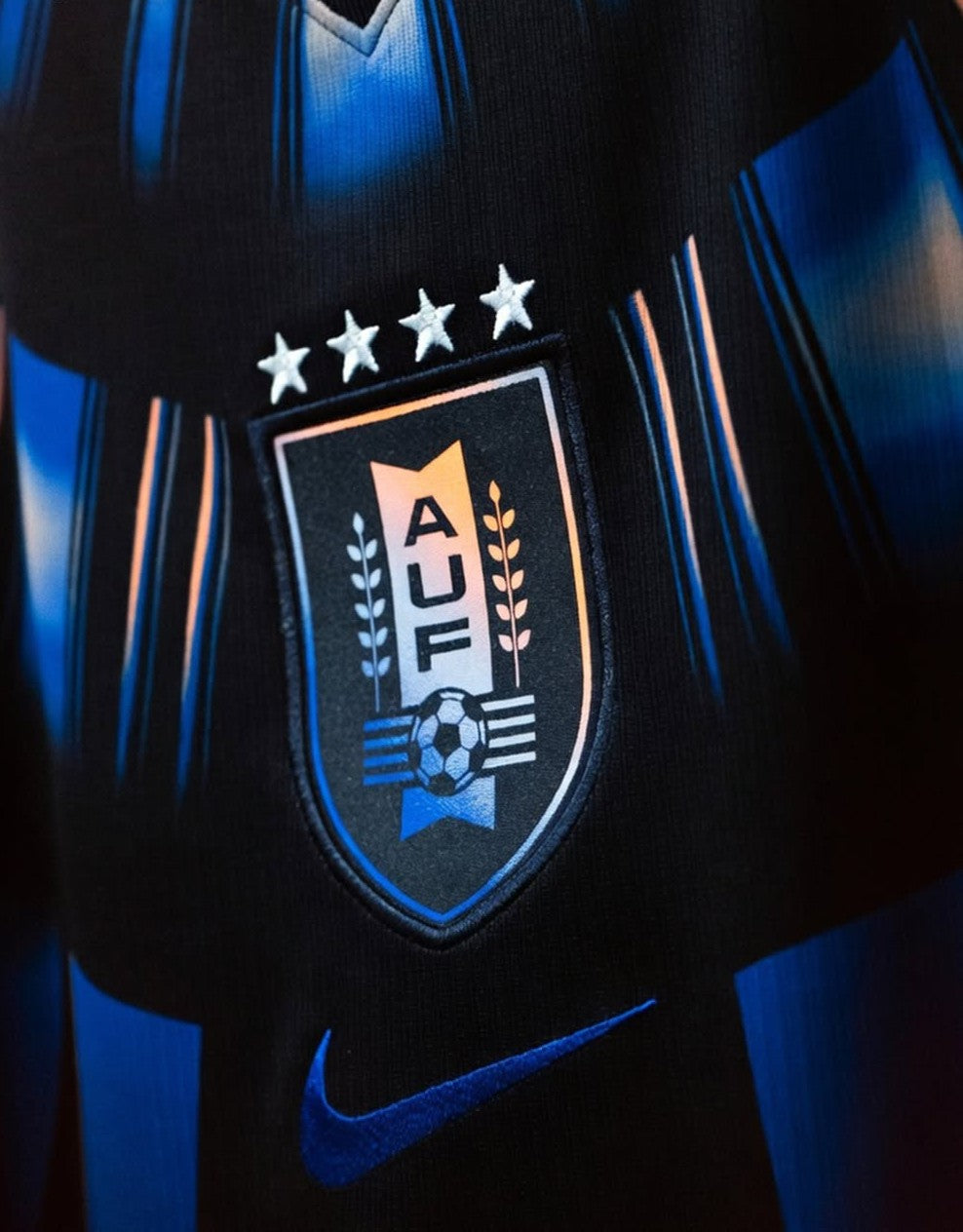 Uruguay Away FIFA World Cup Jersey 2026 featuring detailed crest and vibrant design