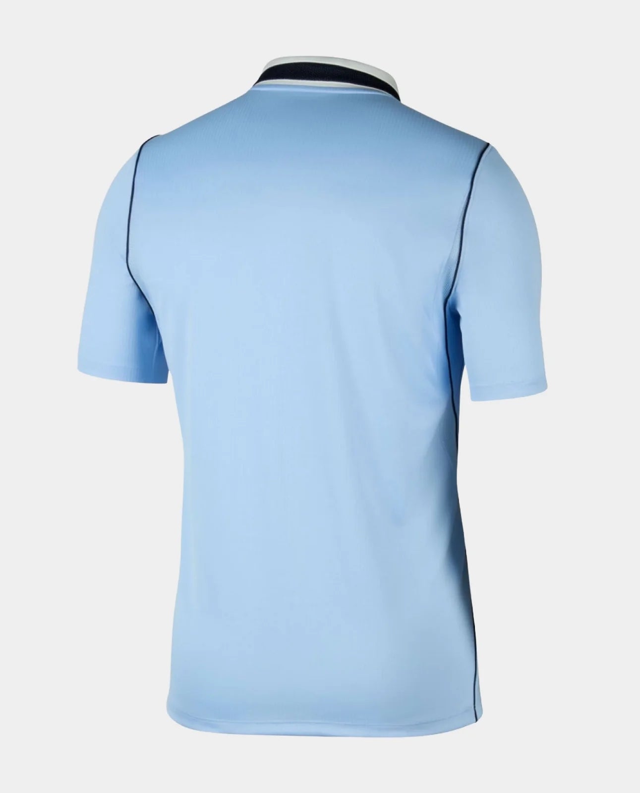 Back view of Uruguay Home FIFA World Cup Jersey 2026 in light blue with short sleeves