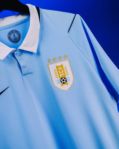 Uruguay Home FIFA World Cup Jersey 2026 featuring the national team emblem and blue color