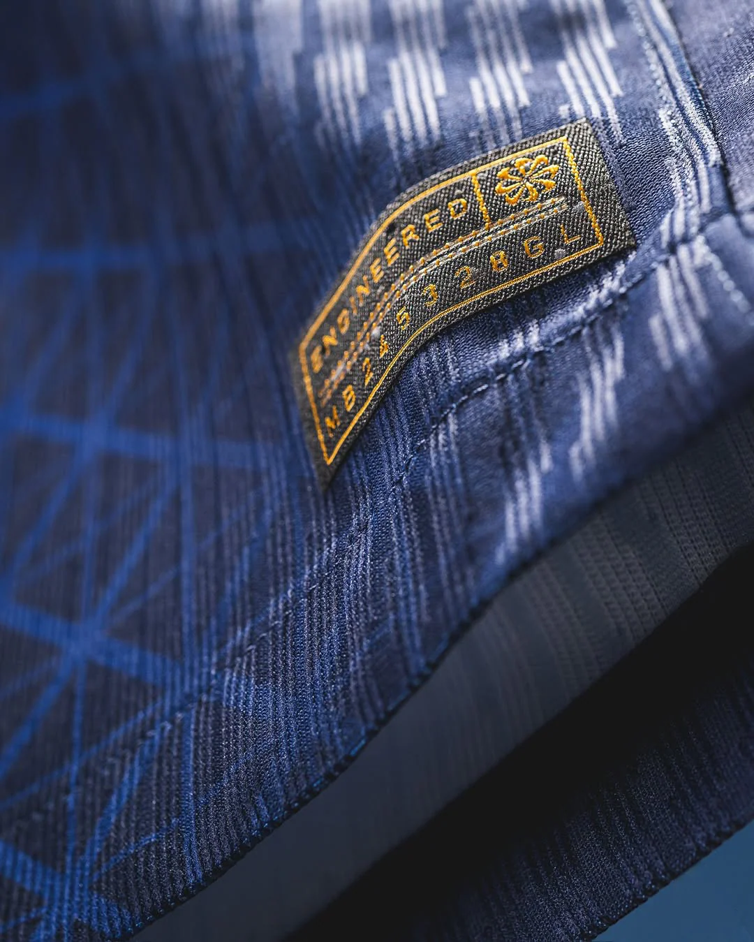 Close-up of Hoop Store Paris home jersey 2025 Player Version showing unique stitching and authentication tag