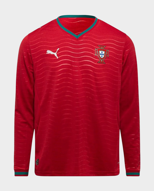 Red Portugal FIFA World Cup 2026 jersey by Hoop Store with a classic design and team crest
