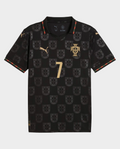 Portugal Pantera Negra Ronaldo jersey 2026 in black with gold accents and emblem