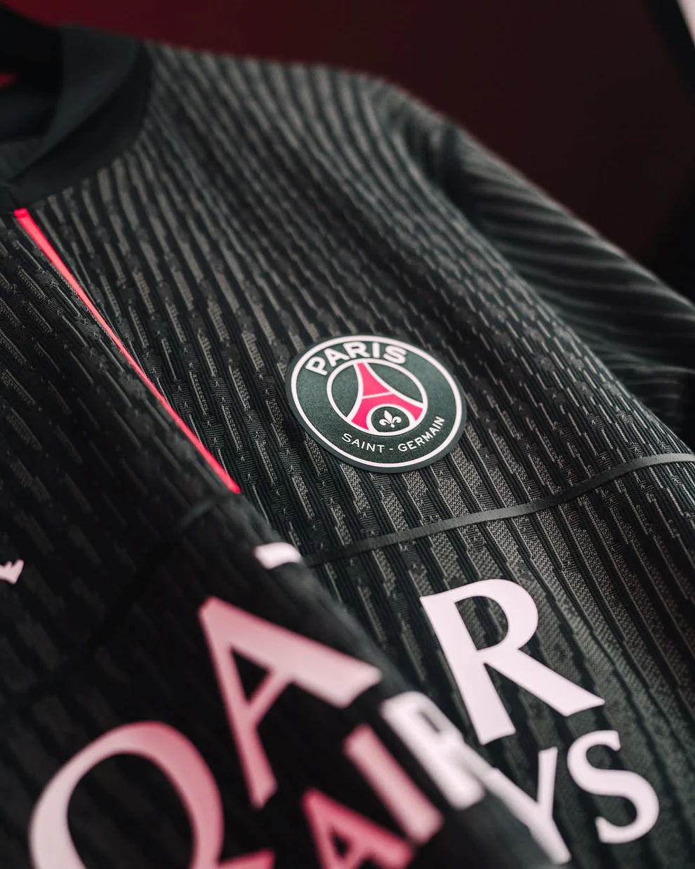 PSG fourth jersey 2025-26 player version with Paris Saint-Germain logo and sleek design