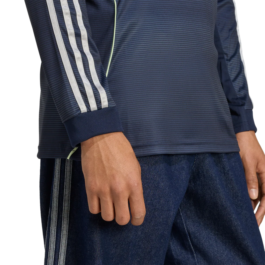 Hoop Store Real Madrid full sleeves player version jersey in navy with striped details on sleeves