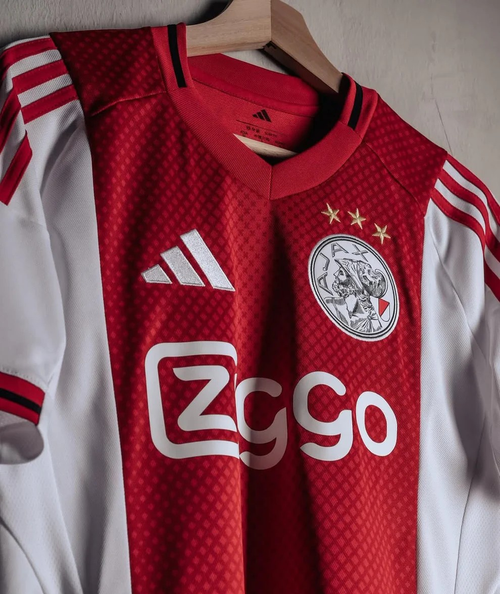 Ajax Red Home Jersey 2025-26 Fan Version