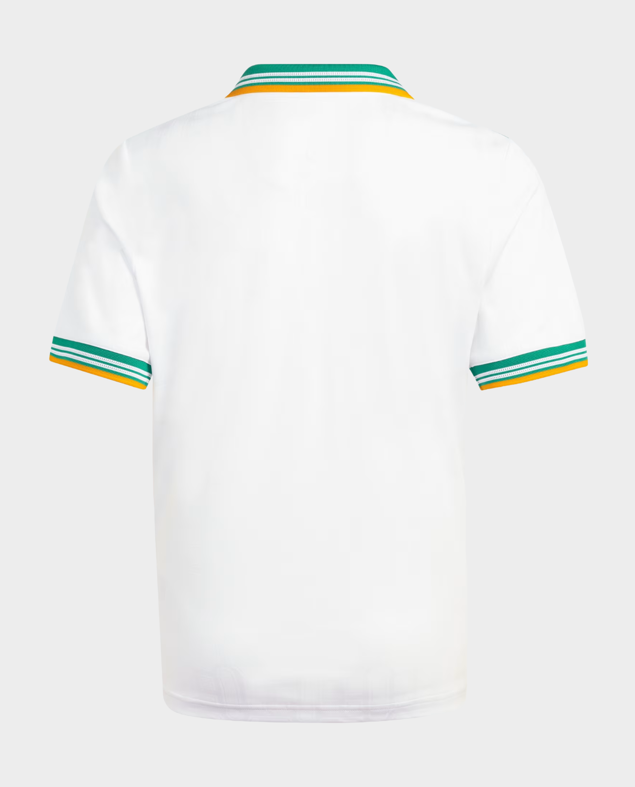 Back view of the Roma third jersey 2025-26 player version with colored striped collar and sleeves