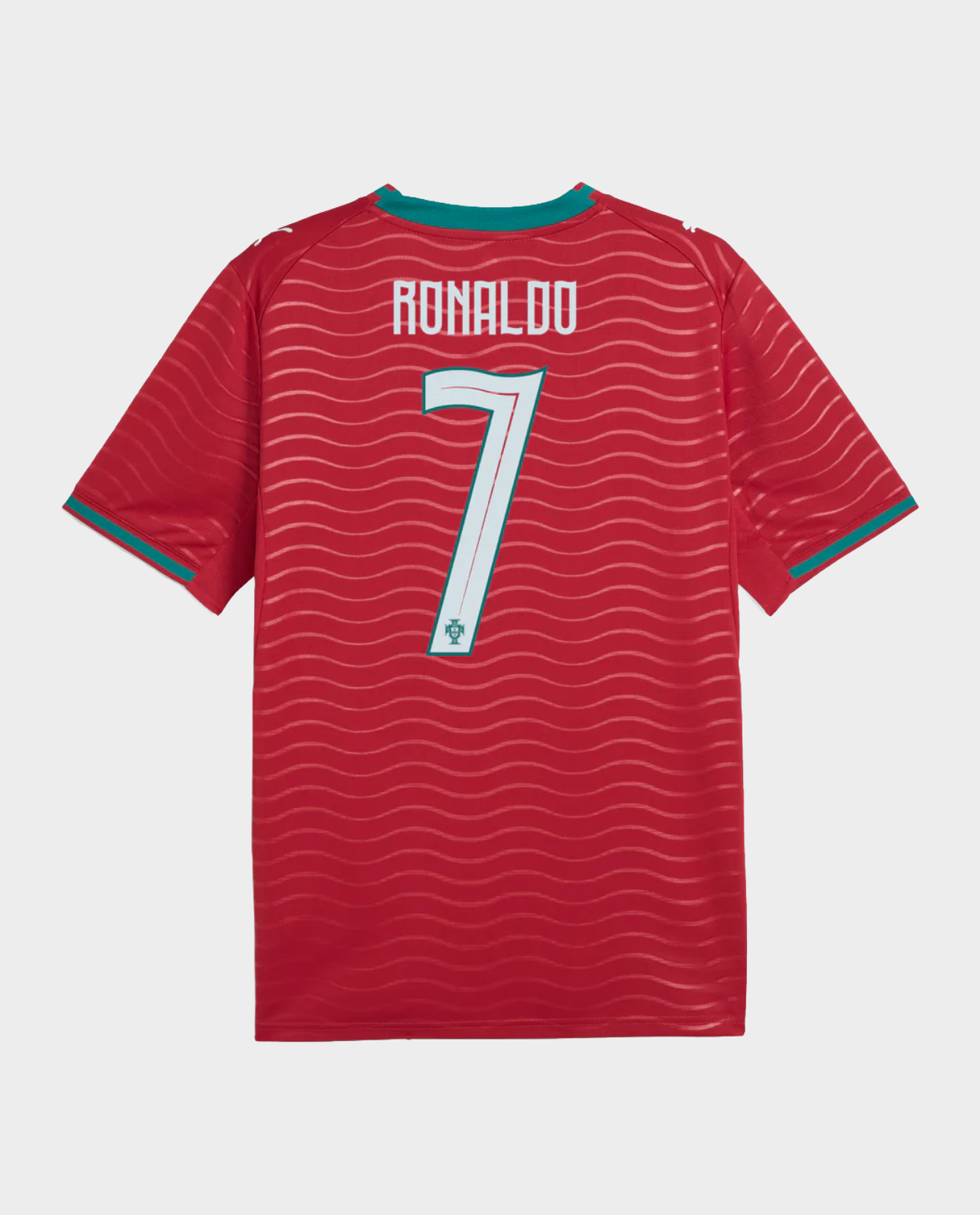 Ronaldo Portugal 2026 FIFA home jersey featuring iconic red design and number 7 on the back