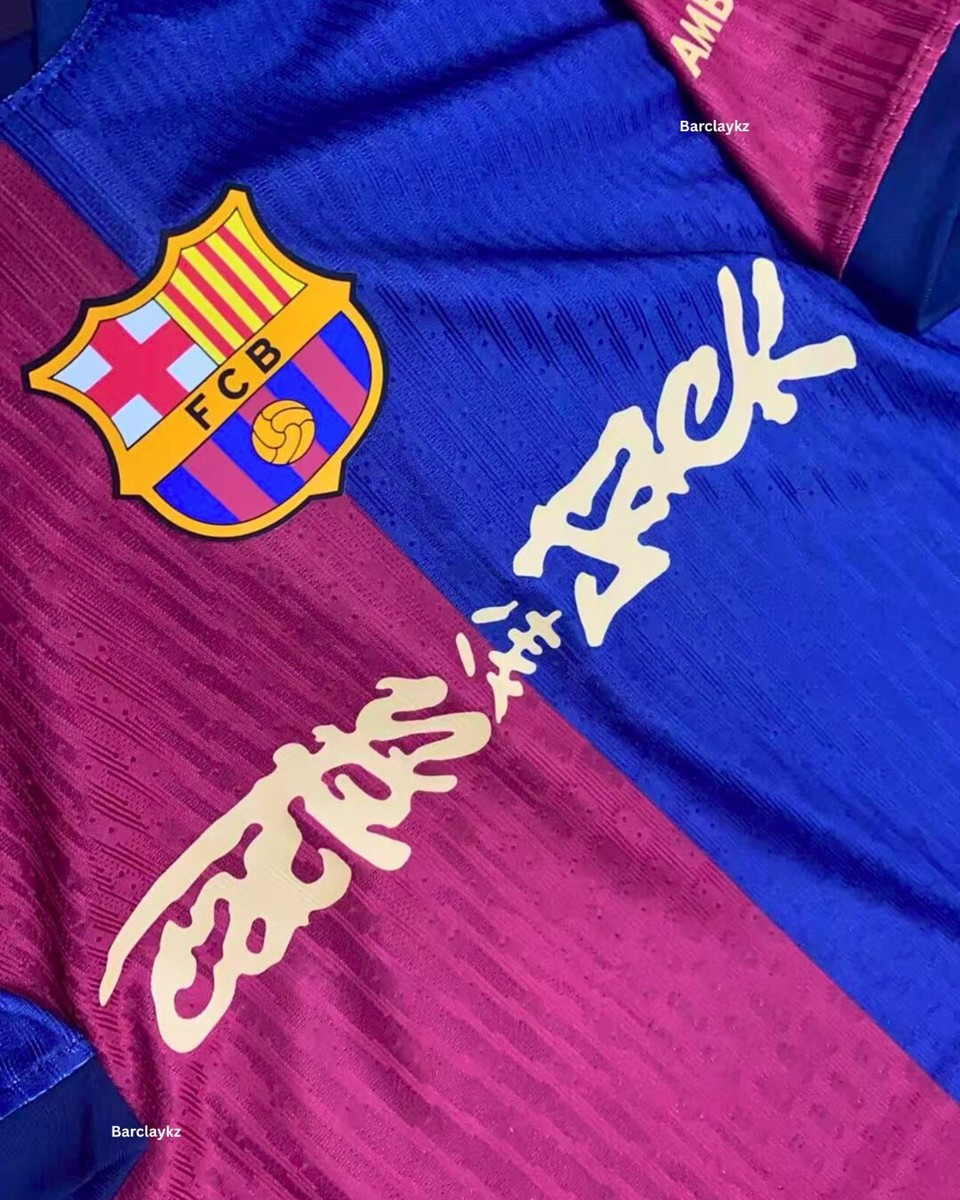 Barcelona X Cactus Jack SE Home 2025-26 Fan Version