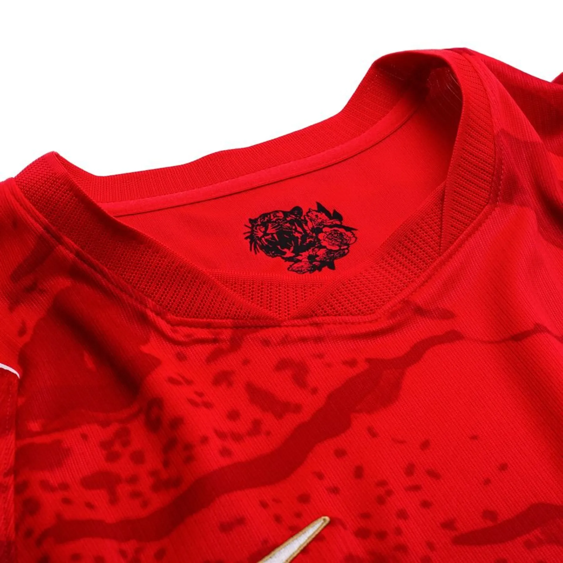 Hoop Store South Korea Home FIFA World Cup Jersey 2026 in vibrant red with detailed fabric design