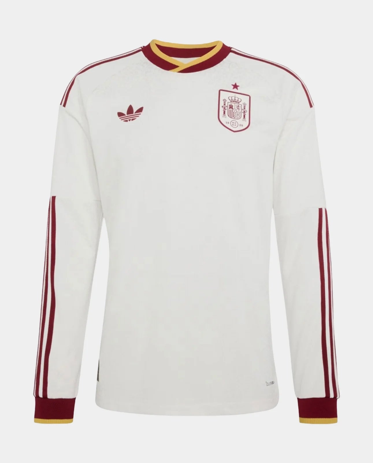 Spain Away Full Sleeves FIFA WC Jersey 2026 by Hoop Store with emblem and vibrant design