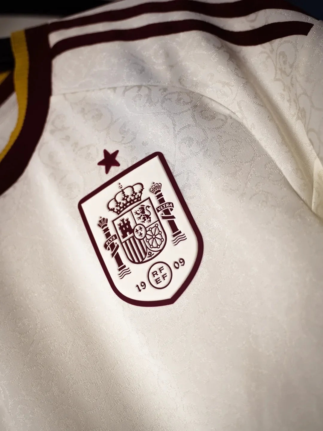 Spain Away Full Sleeves FIFA WC Jersey 2026 with detailed crest and elegant design